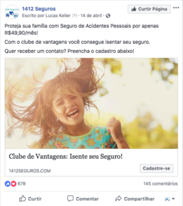 Resultado Anúncio para Corretora de Seguros - Como captar Contatos Corretora de Seguros B