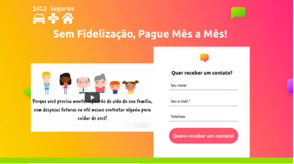 Teste A/B em Website como Capturar Contatos para Corretora de Seguros